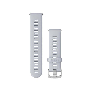 Quick Release remme (18 mm), Periwinkle silikone , sølv hardware 1