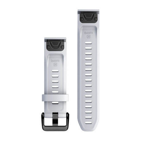 QuickFit® 20 Uhrenarmbänder, Whitestone Silikon – Garmin