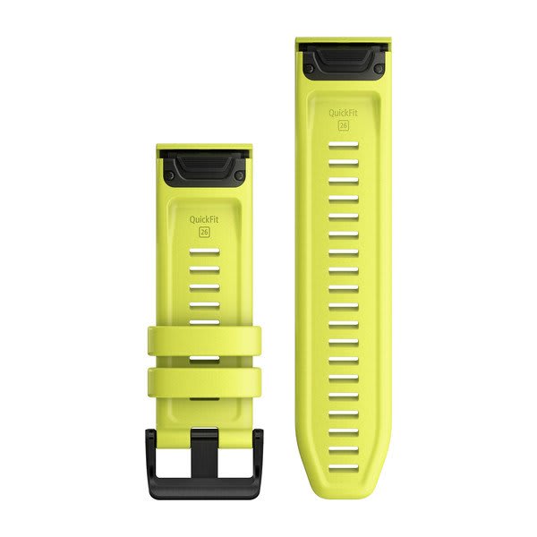 QuickFit® 26 Uhrenarmbänder, Amp Yellow Silikon – Garmin