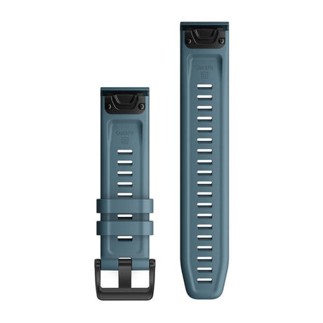 QuickFit® 22 Uhrenarmbänder, Lakeside Blue Silikon – Garmin