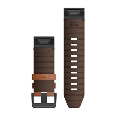 QuickFit® 26 Uhrenarmbänder, Chestnut Leder – Garmin