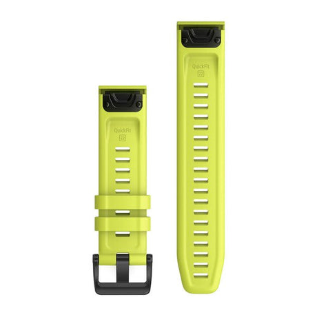QuickFit® 22 Uhrenarmbänder, Amp Yellow Silikon – Garmin