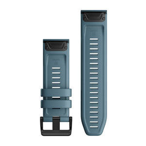 QuickFit® 26 Uhrenarmbänder, Lakeside Blue Silikon – Garmin