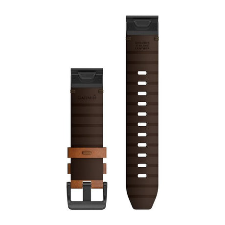 QuickFit® 22 Uhrenarmbänder, Chestnut Leder – Garmin