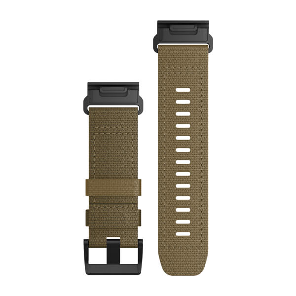 QuickFit® 26 Uhrenarmbänder, Tactical Coyote Tan Nylon – Garmin
