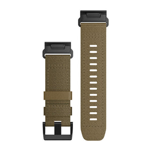 QuickFit® 26 Uhrenarmbänder, Tactical Coyote Tan Nylon – Garmin