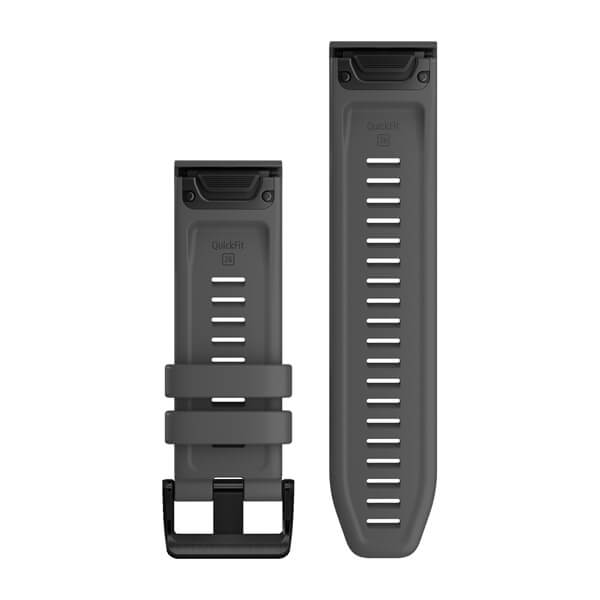 QuickFit® 26 Uhrenarmbänder, Slate Grey Silikon – Garmin