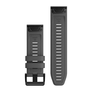 QuickFit® 26 Uhrenarmbänder, Slate Grey Silikon – Garmin