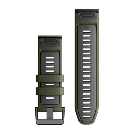 QuickFit® 26 Uhrenarmbänder, Moss/Graphite Silikon – Garmin