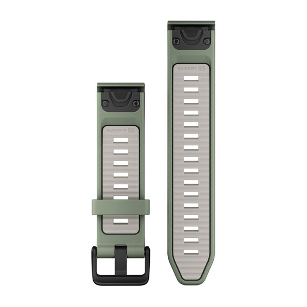 QuickFit® 20 Armbänder, Willow/Fog Grey Silikon – Garmin