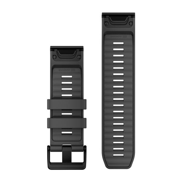 QuickFit® 26-Armbänder, Graphite Silikon – Garmin