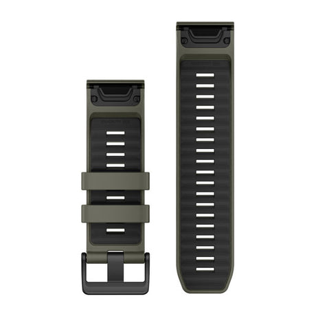 QuickFit® 26-Armbänder, Olive/Schwarz Silikon – Garmin