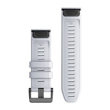 QuickFit® 26 Uhrenarmbänder, Whitestone Silikon – Garmin