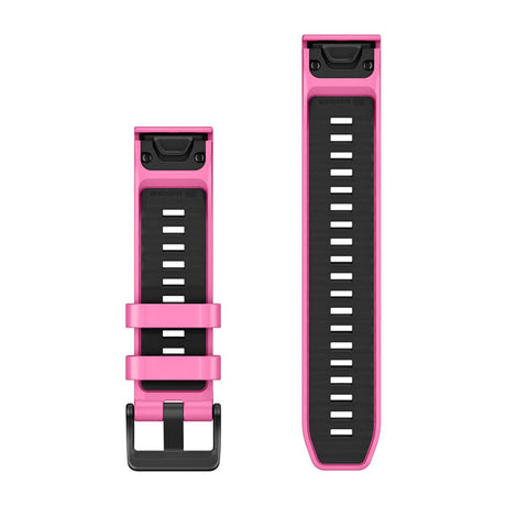 QuickFit® 22-Armbänder, Pink Aurora Silikon (Taucher-Set mit 3 Teilen) – Garmin