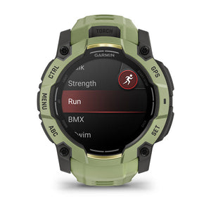 Instinct® 3 – 50 mm, AMOLED, Fern Green mit Fern Green Armband – Garmin