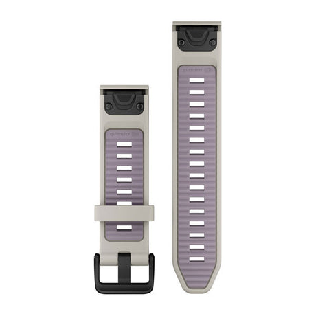 QuickFit® 20 Armbänder, Fog Grey/Lavender Silikon – Garmin