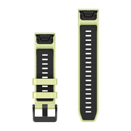 QuickFit® 22-Armbänder, Zitronen Silikon (Taucher-Set mit 3 Teilen) – Garmin