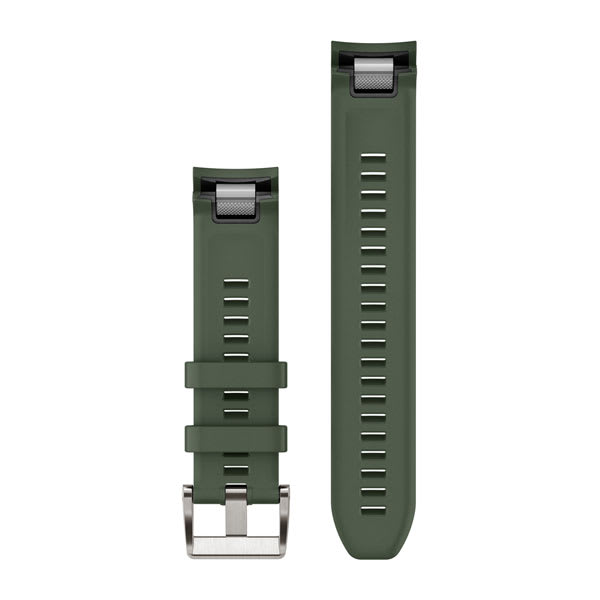 QuickFit® 22 Uhrenarmbänder, Pine Green Silikonarmband – Garmin