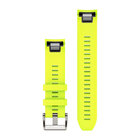QuickFit® 22 Uhrenarmbänder, Amp Yellow Silikonarmband – Garmin