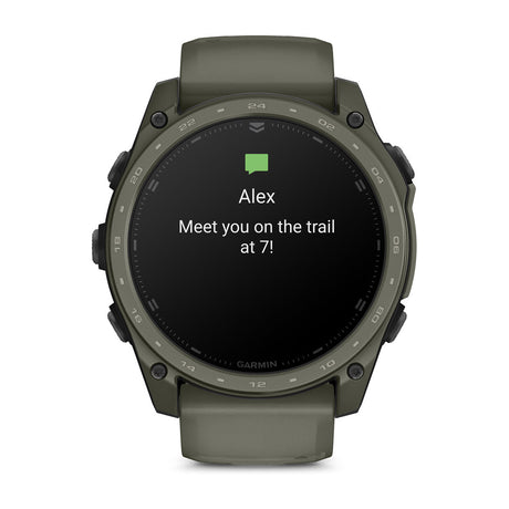 tactix® 8 – 51 mm, AMOLED, Cerakote®-Beschichtung, Inklusive Applied Ballistics Ultralight™ Solver und Olive Cerakote®-Beschichtung – Garmin