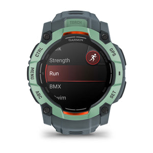 Instinct® 3 – 50 mm, AMOLED, Neotropic mit Twilight Armband – Garmin