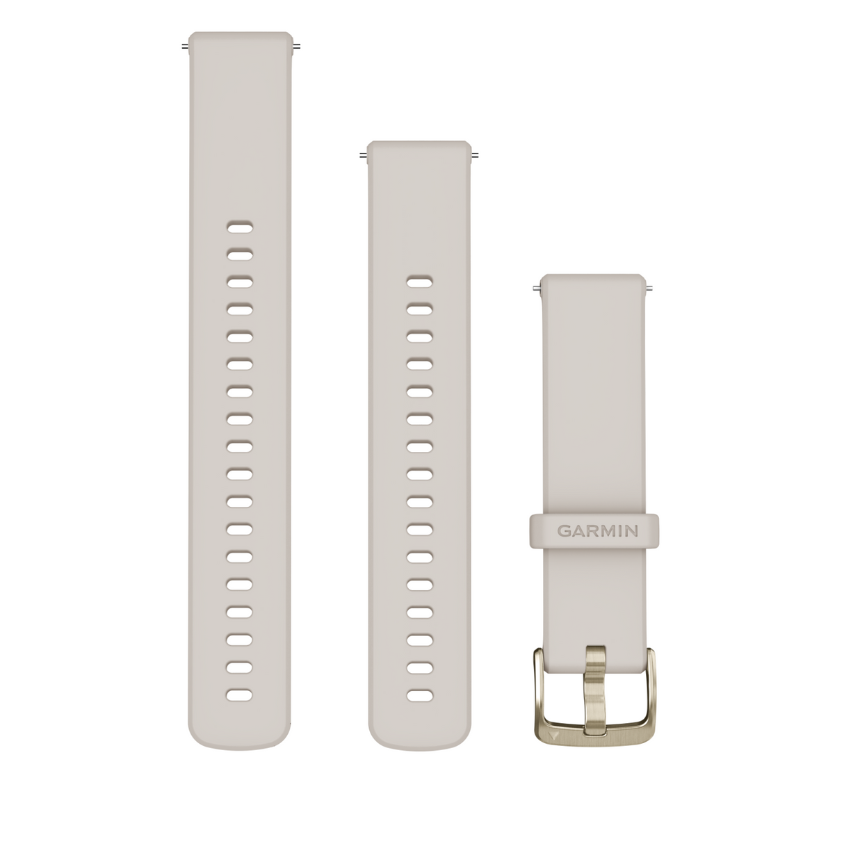 Quick release-remme, Ivory, Soft Gold hardware 2