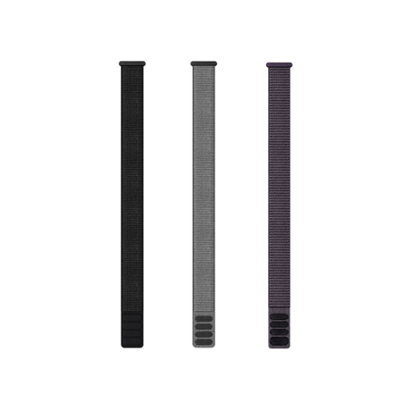 UltraFit nylonremme (20 mm), Sort 2