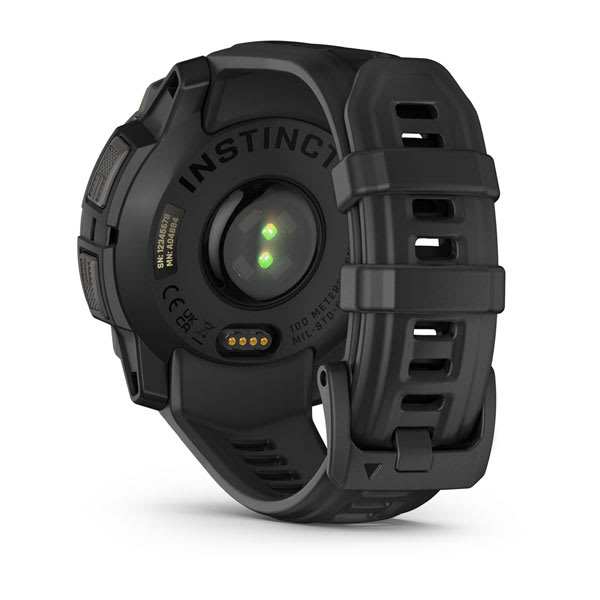 Instinct® 3 – 45 mm, AMOLED, Schwarz mit schwarzem Armband – Garmin