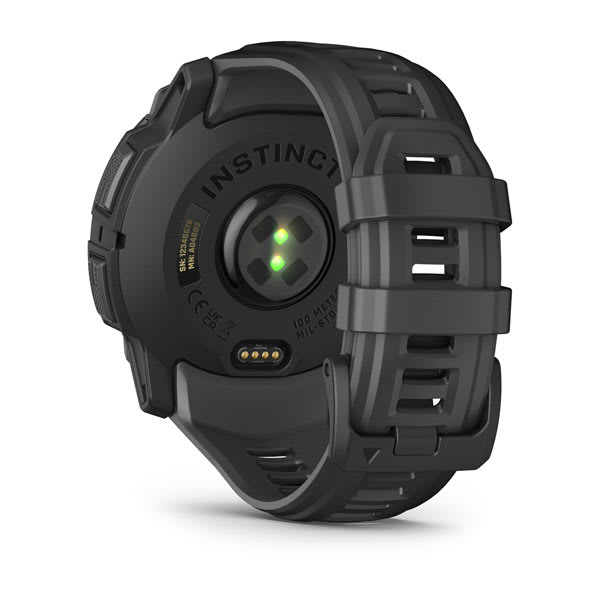 Instinct® 3 – 50 mm, AMOLED, Schwarz Mit Charcoal Riemen – Garmin