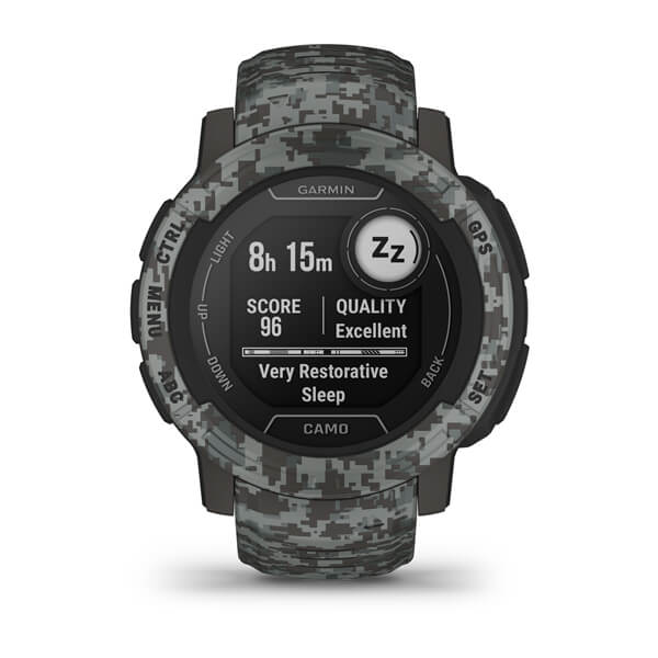 Instinct® 2 – Camo Edition, Graphite Camo – Garmin