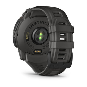 Instinct® 3 – 50 mm, Solar, Schwarz mit Charcoal-Armband – Garmin