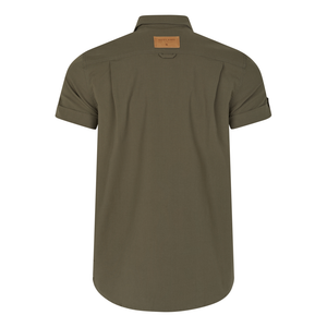 Selous S/S Cargo Skjorte - Grape leaf