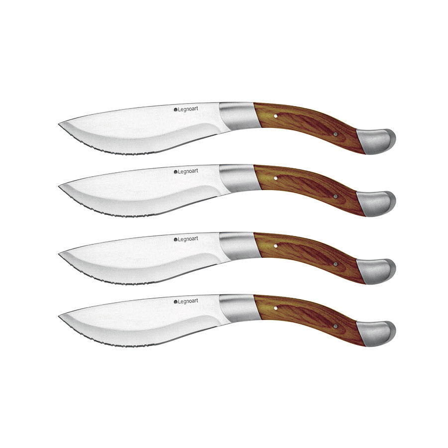 ANGUS Steakmesser Helles Holz - Legnoart
