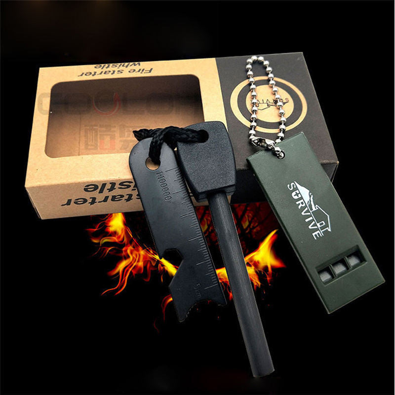 GLOBUZ - Survival Kit mit Feuerstahl