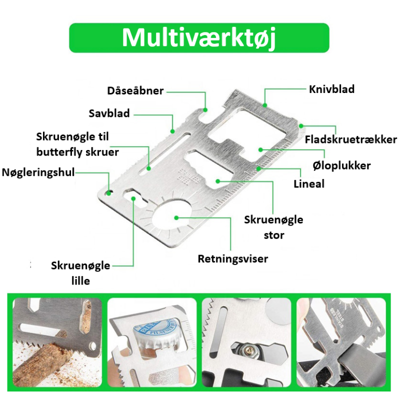 GLOBUZ - Überlebensset - 18 Teile
