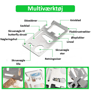 GLOBUZ - Überlebensset - 18 Teile