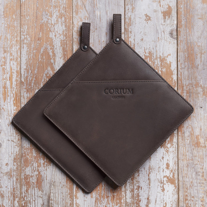 Topflappen - Dunkelbraun - Corium