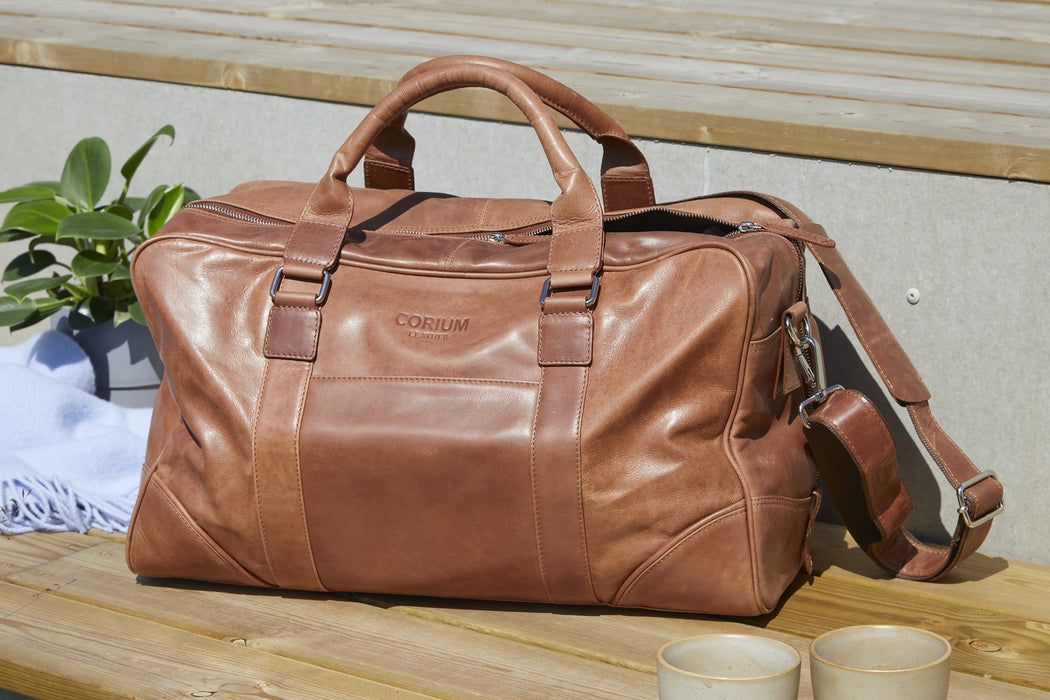 Brooklyn Reisetasche, Vintage Cognac – Corium