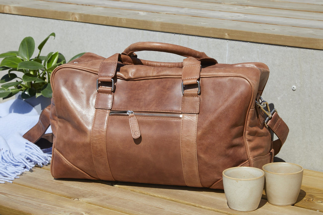 Brooklyn Reisetasche, Vintage Cognac – Corium