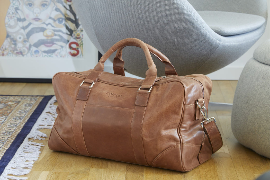 Brooklyn Reisetasche, Vintage Cognac – Corium