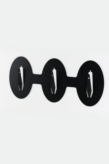 Torp Solution-Oberplatte für 3 Böcke Horizontal – oval / Schwarz