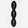Trophäenplatte für 3 Geweihe vertikal - oval - 3 / Schwarz - Torp Solution