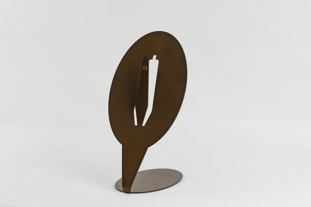 Trophäenteller Tischmodell für Hirsch - Oval / Corten - Torp Solution