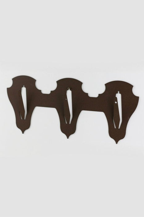 Aufsatzplatte für 3 Geweihe horizontal - classic / Corten - Torp Solution