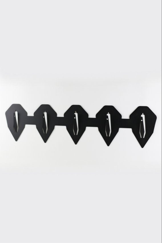 Trophäenteller für 5 Geweihe Horizontal - diamond / Schwarz - Torp Solution