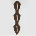 Montageplatte für 3 Geweihe vertikal - diamond / Corten - Torp Solution