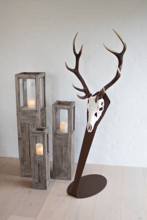 Torp Solution Bodenständer für Kronhirsch - Corten