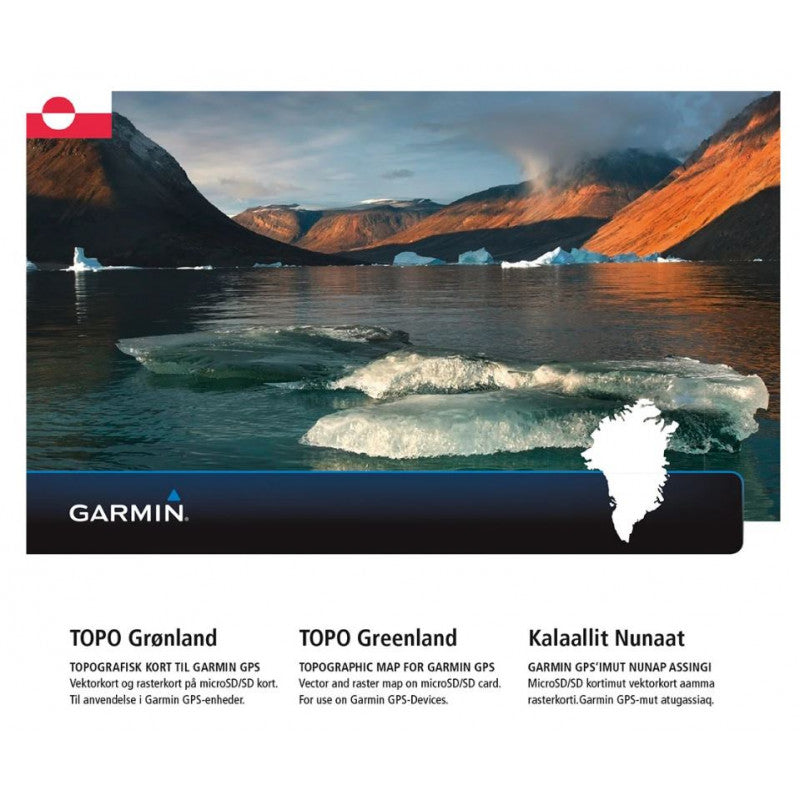 MicroSD™/SD™ kort: TOPO Grønland 1
