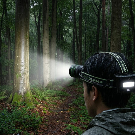 Extrem starke Stirnlampe 10.000 Lumens + Powerbank - Ignition