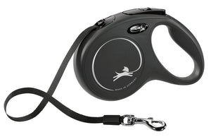 Hundeleinenkassette Flexi New Classic Größe M max. 15 kg, 5 m, sort – Kerbl